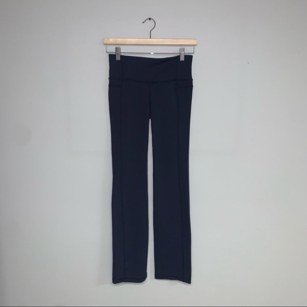 Athleta Straight‎ Up Pant XS Navy Power Pilayo - Picture 2 of 10